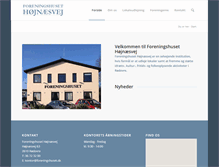 Tablet Screenshot of foreningshuset.dk